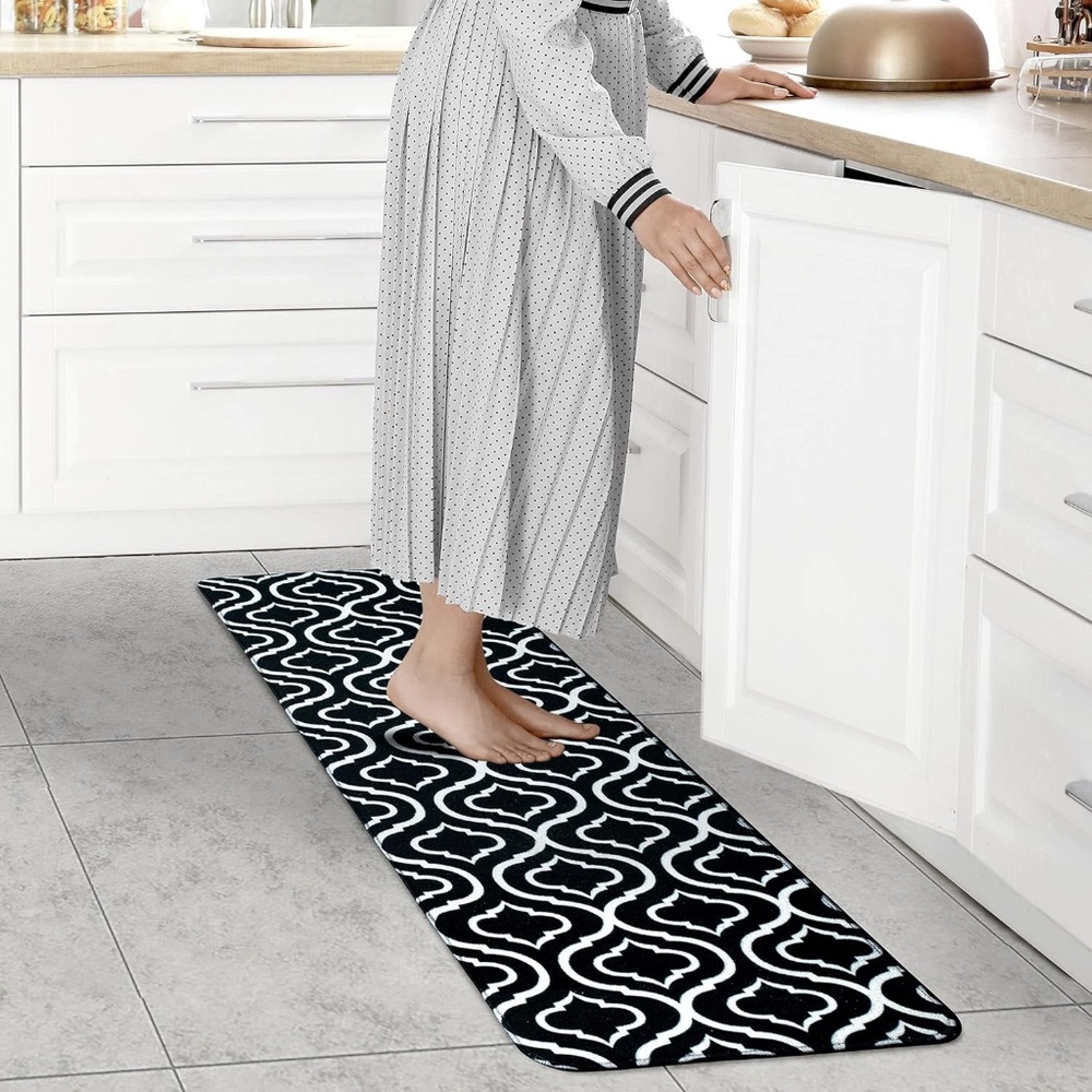 MB One Kitchen Rug 2 Pc Set, Floor Runners, Soft, Absorbent & Washable - Picture 8 of 9